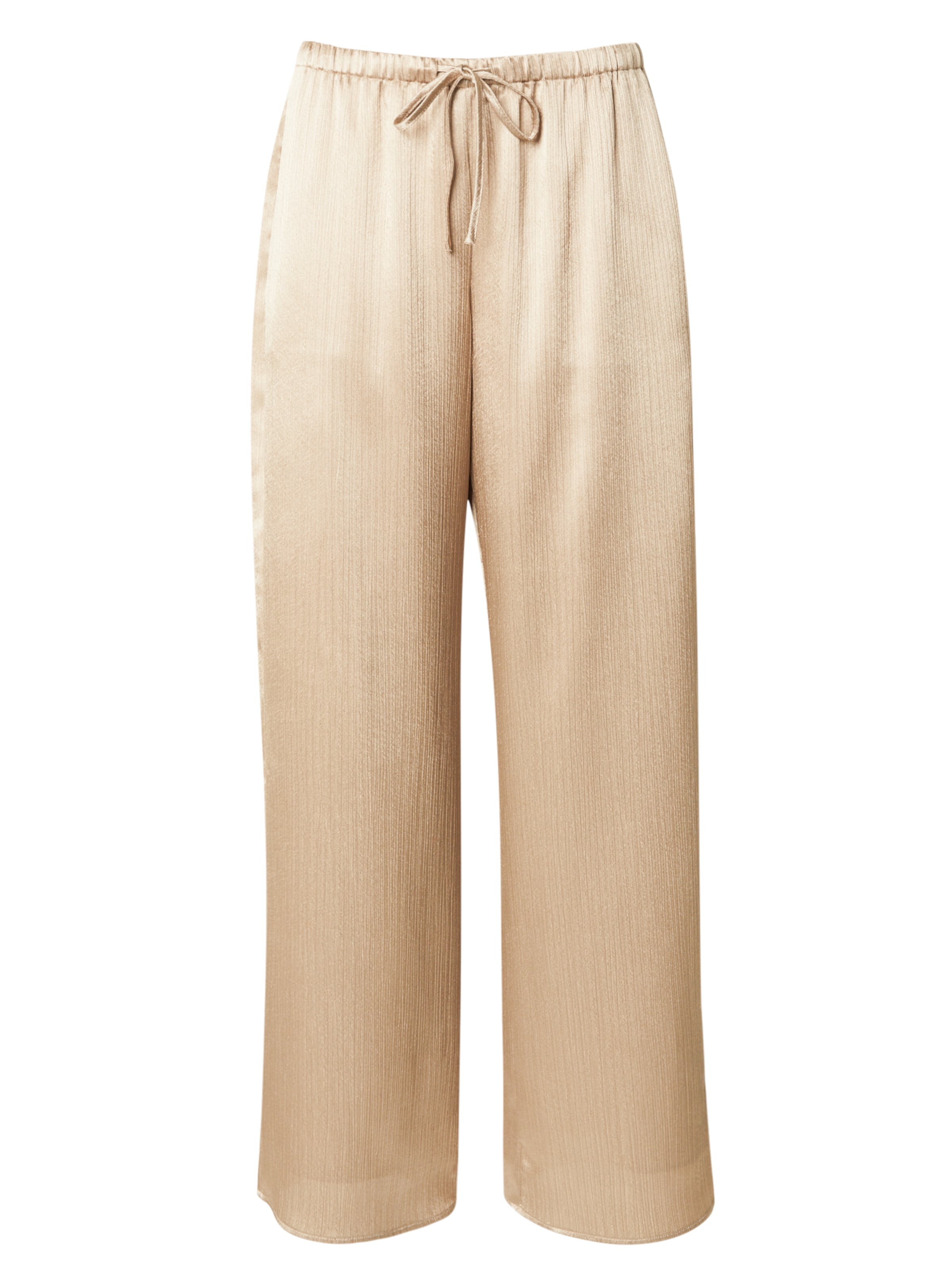 Loosefit Pantalon Abercrombie & Fitch en beige : devant