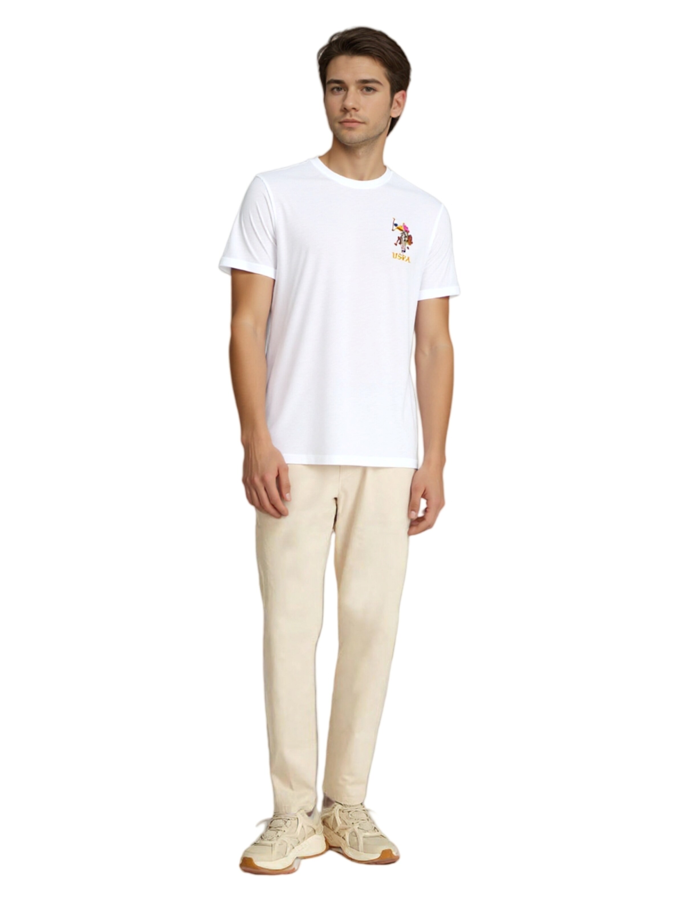 Maglietta di U.S. POLO ASSN. in bianco