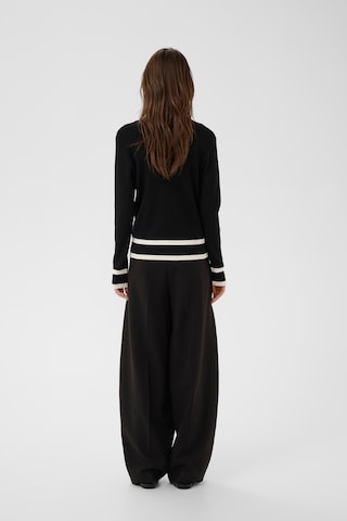 InWear Gebreid vest 'LeenahIW' in Zwart