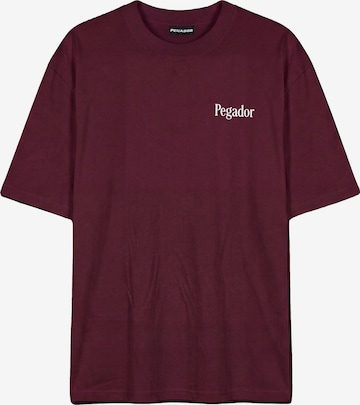 Pegador T-Shirt 'Deva' in Rot: Vorderseite