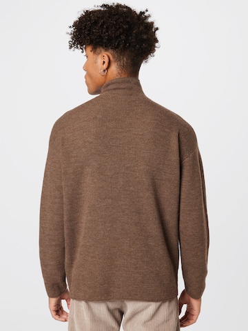 DRYKORN Sweater 'DRYKORN x ABOUT YOU NOLAN' in Brown