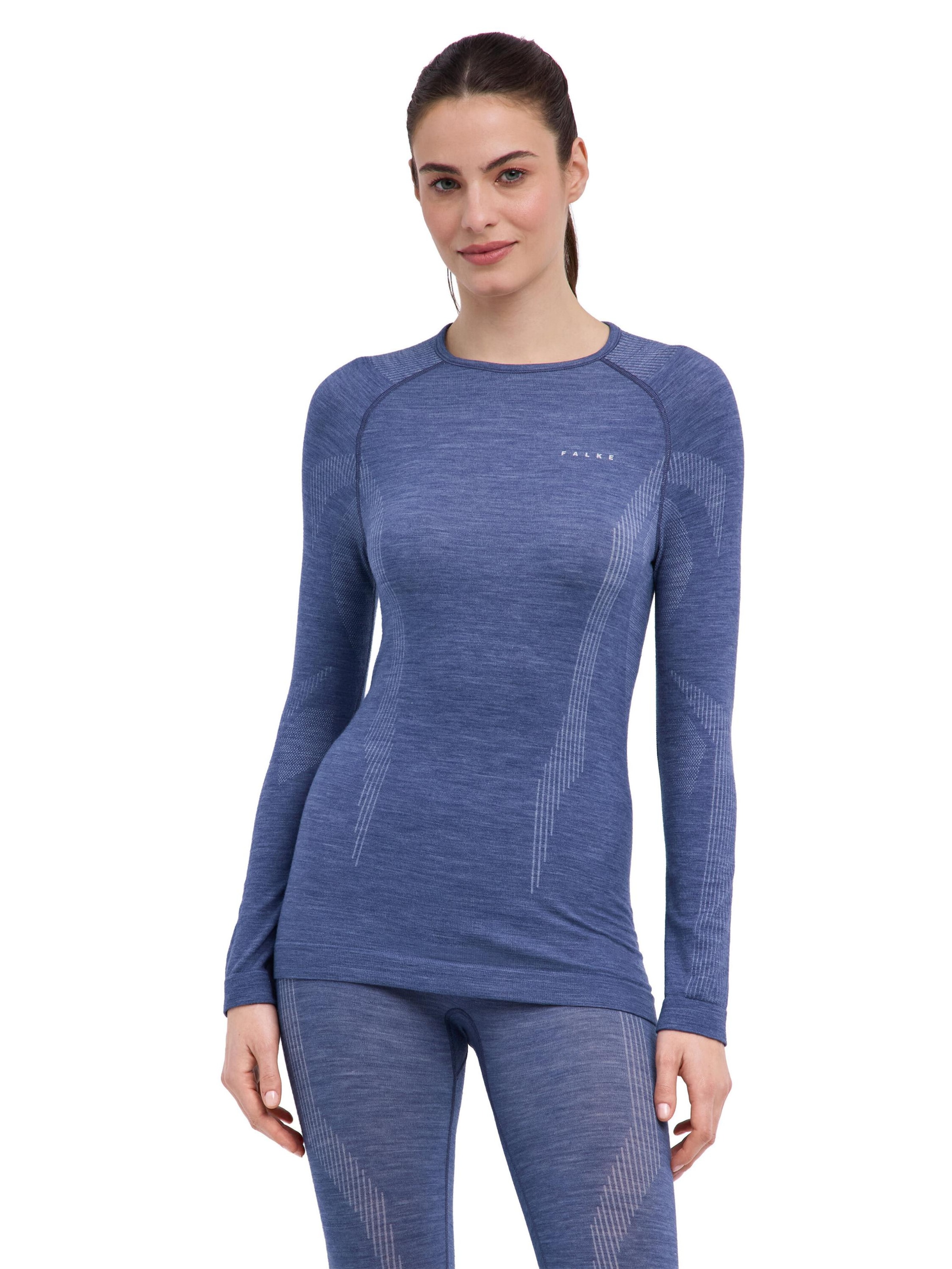 FALKE Base Layer in Blue: front