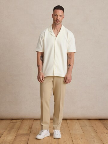 Regular Pantalon à plis 'Justus' DAN FOX APPAREL en beige