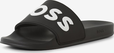 Flip-flops 'Kirk' BOSS pe negru / alb, Vizualizare produs