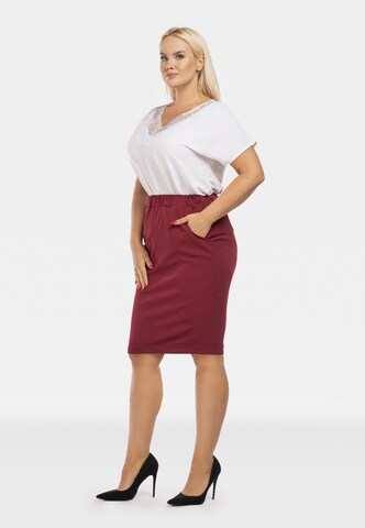 Karko Skirt ' ERYKA ' in Red