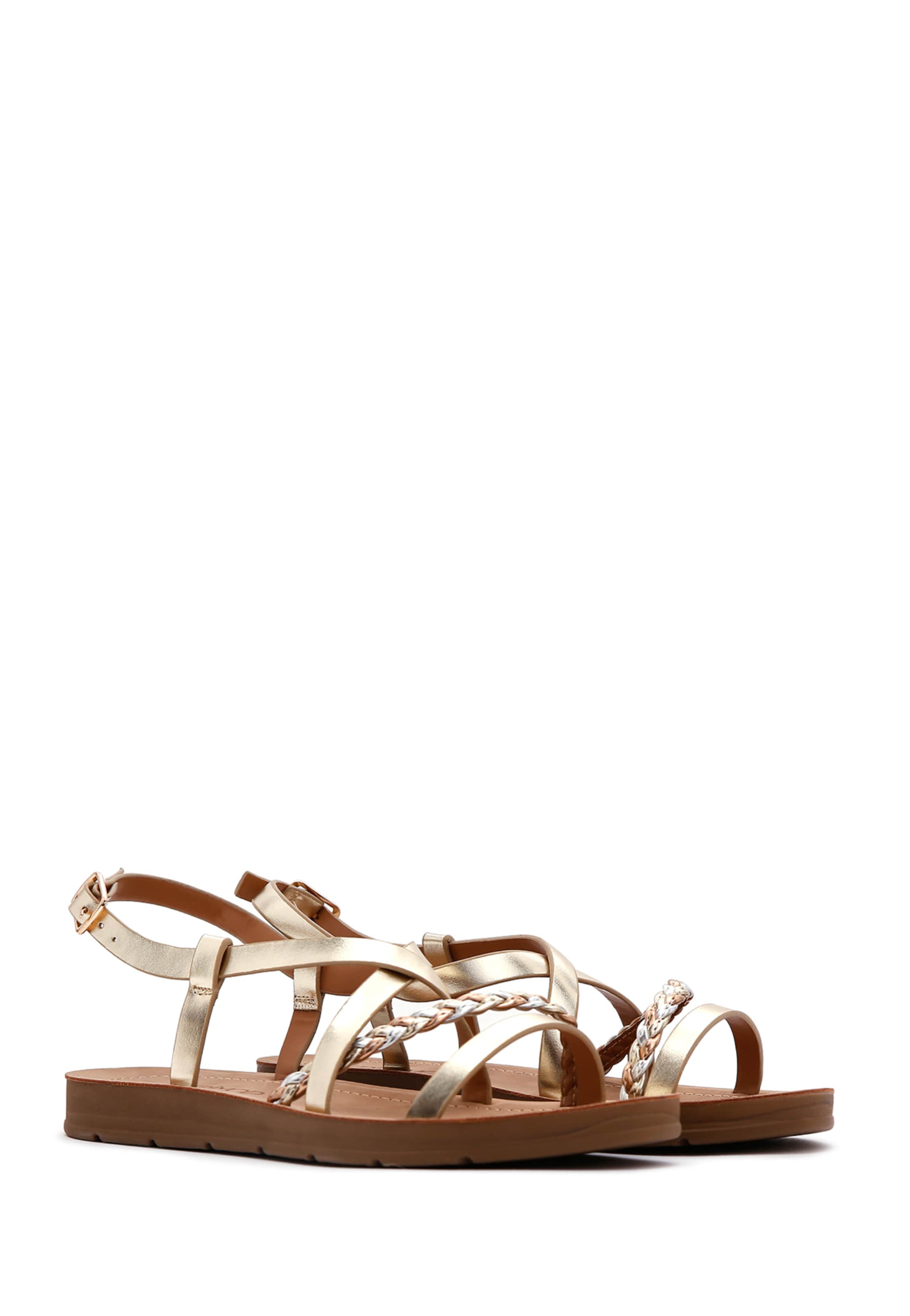 Sandalo con cinturino di Derimod in oro