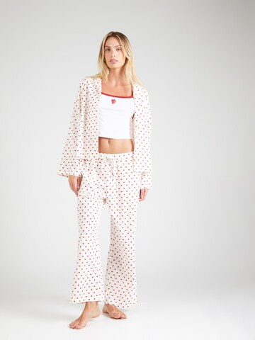 Lindex - Pantalón de pijama en blanco