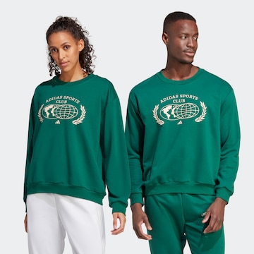 ADIDAS PERFORMANCE Αθλητική μπλούζα φούτερ 'Sports Club' σε πράσινο