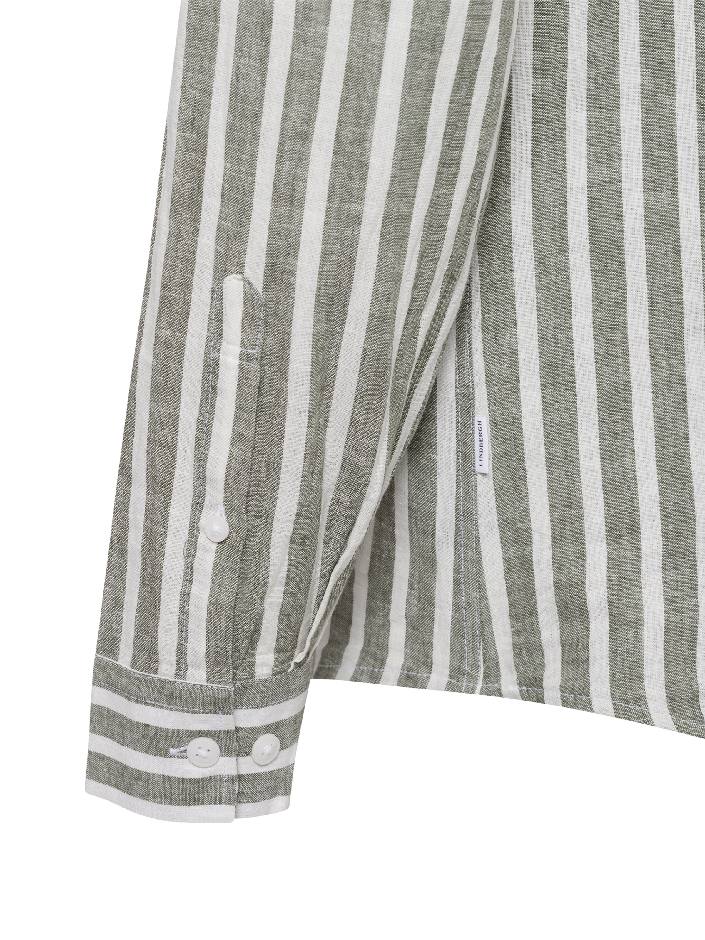 Lindbergh Slim fit Button Up Shirt in Green