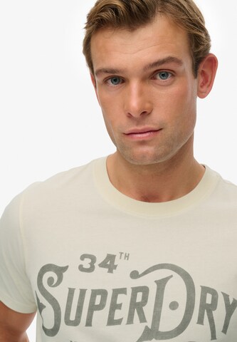 T-Shirt 'Heritage' Superdry & Co en blanc