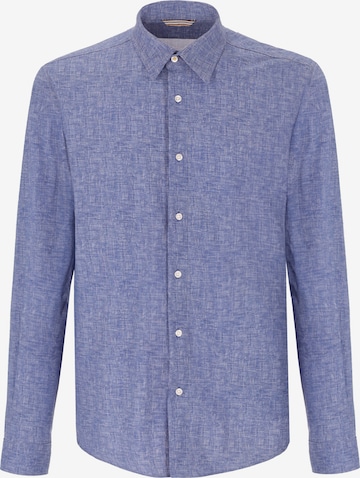 Distretto12 Overhemd 'Scarl' in Blauw: voorkant