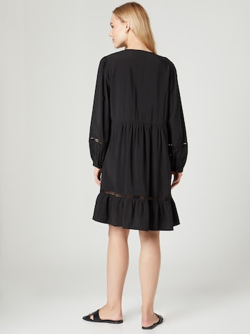 Guido Maria Kretschmer Women Shirt Dress 'Nina' in Black