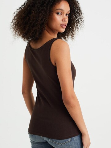 WE Fashion Top – hnědá
