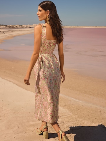 Robe de cocktail 'V&A' love & roses en beige