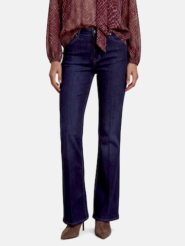 zero Flared Jeans in Blau: Vorderseite