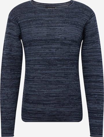 INDICODE JEANS Pullover 'Tucker' in Blau: predná strana