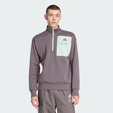 Sweat de sport ADIDAS PERFORMANCE en gris : devant
