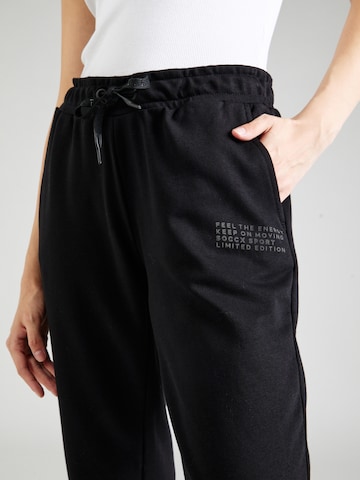 Soccx - Tapered Pantalón en negro