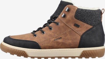 Rieker Lace-Up Boots in Brown