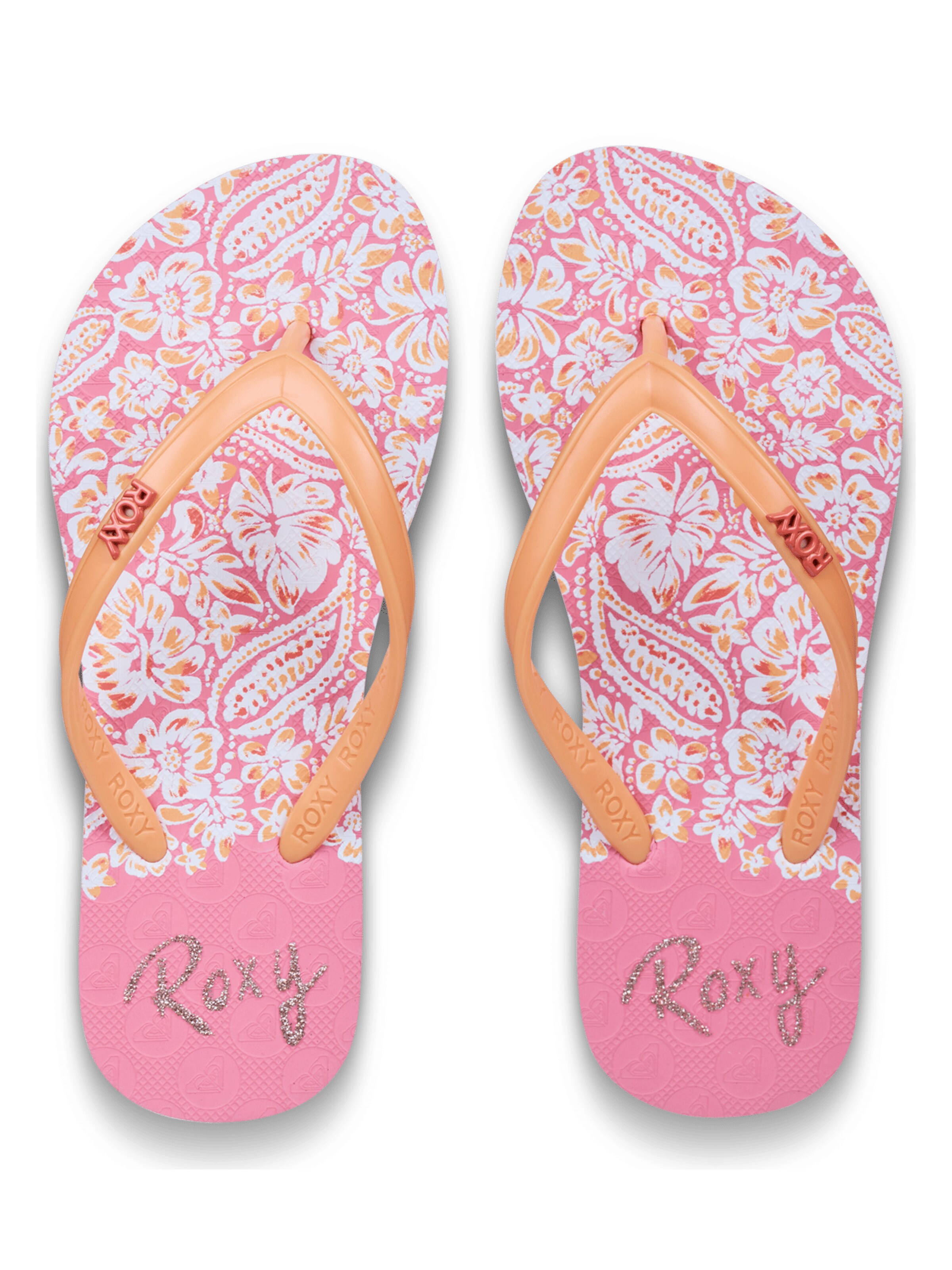 ROXY Sandals 'Rg Viva Stamp' in Pink