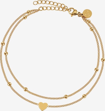 GOOD.designs Fußkette in Gold: Vorderseite