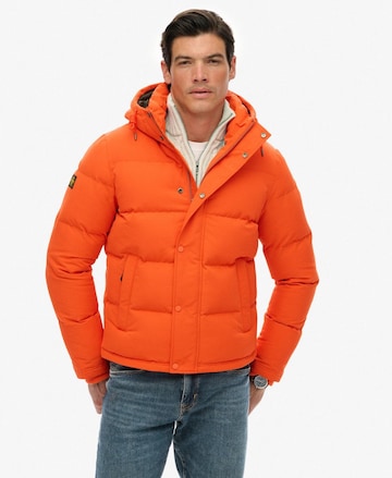 Superdry Winterjas 'Everest' in Oranje: voorkant
