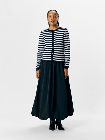 OBJECT Gebreid vest 'Ester' in Blauw