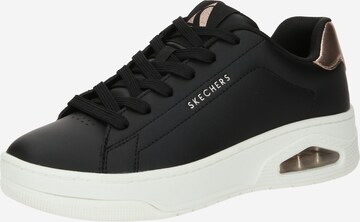 Sneaker bassa 'UNO' di SKECHERS in nero: frontale