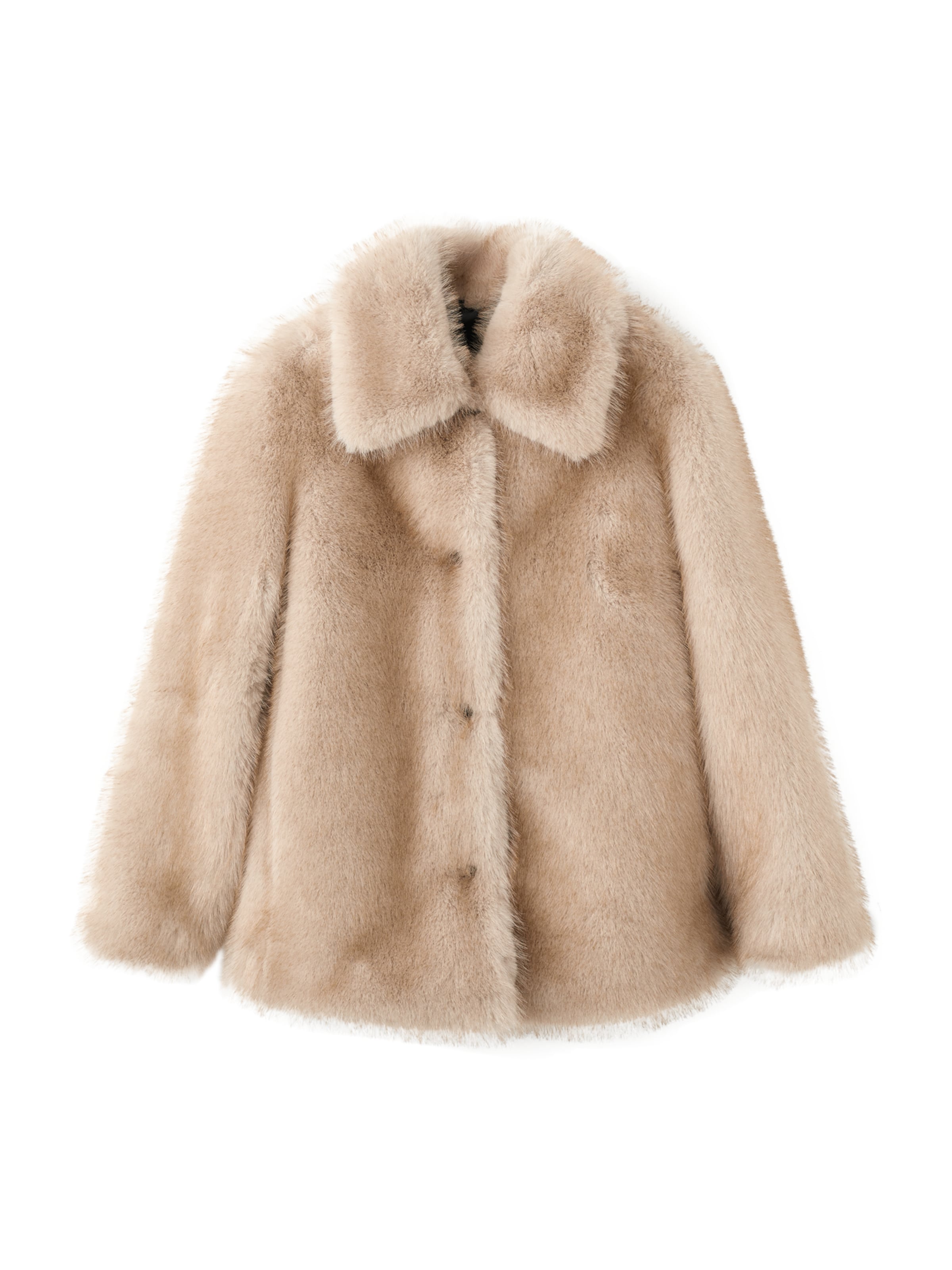 MANGO Jacke 'GENEVA' in Beige: Vorderseite