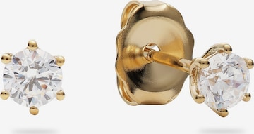 CHRIST Ohrringe in Gelb: Vorderseite