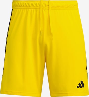 ADIDAS PERFORMANCE Regular Workout Pants 'Tiro 23 League' in Yellow: front