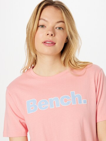 BENCH Μπλουζάκι 'KAY' σε ροζ