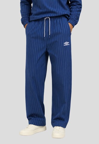 UMBRO Loose fit Trousers in Blue: front
