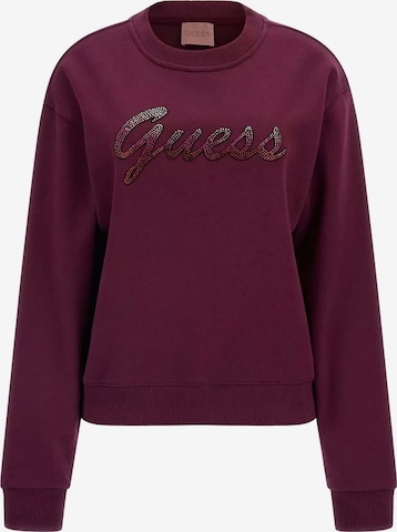 Sweat-shirt GUESS en rouge : devant