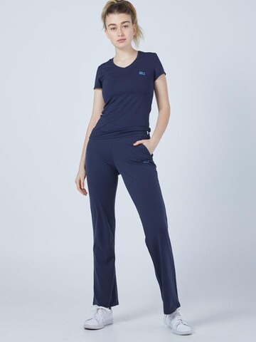 SPORTKIND Functioneel shirt 'V-Neck' in Blauw: voorkant