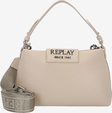 Sac bandoulière REPLAY en beige : devant