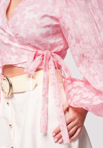 Ombre Blouse in Pink