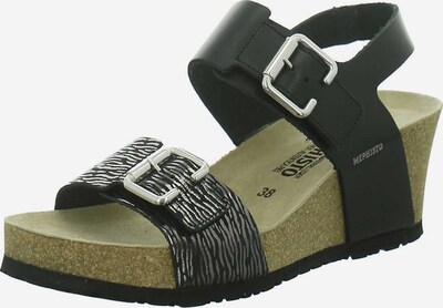 MEPHISTO Sandale in schwarz / silber, Produktansicht