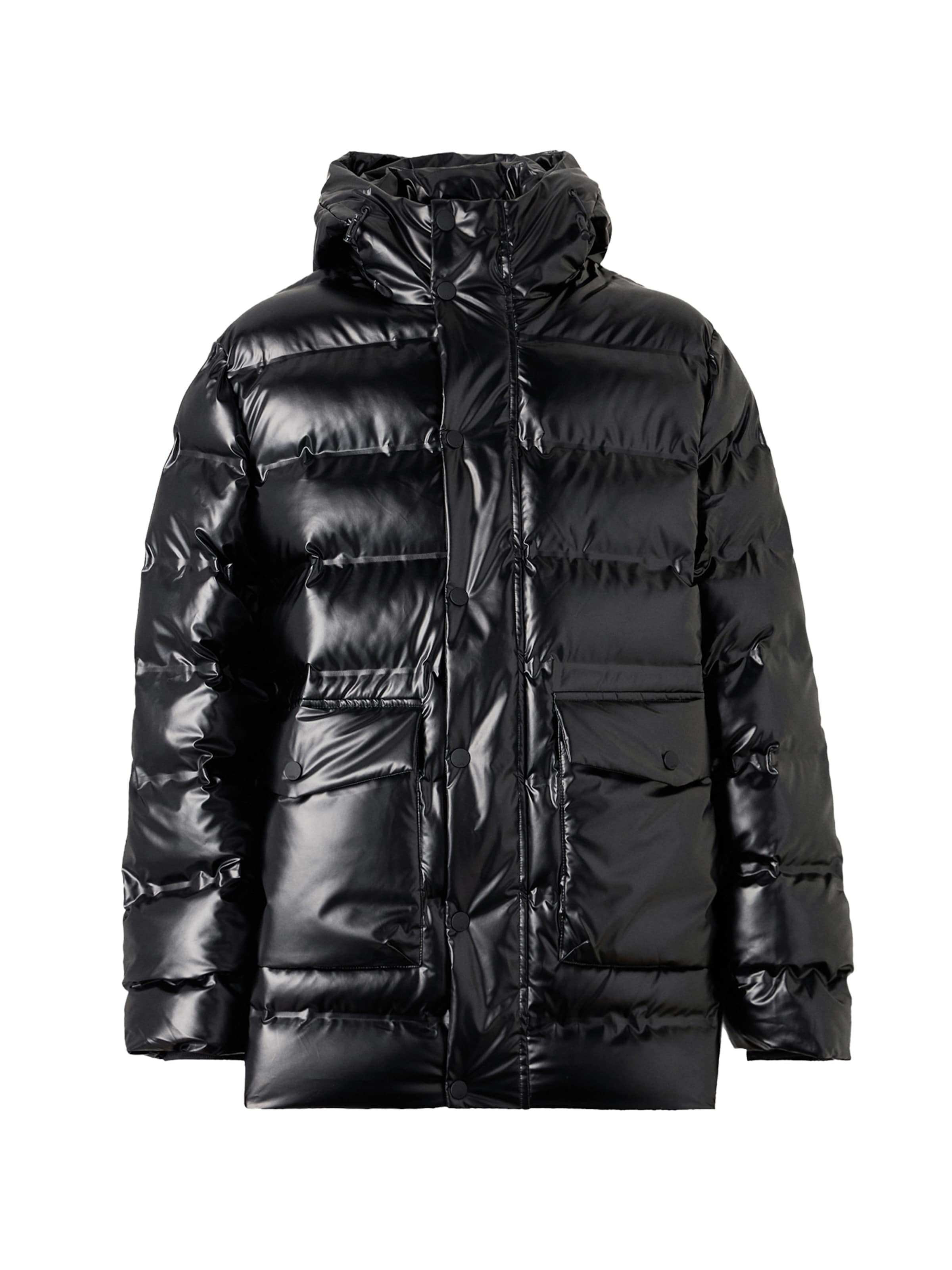 juoda Karl Lagerfeld Žieminė striukė: priekis