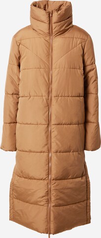 VILA Winter Coat in Brown: front