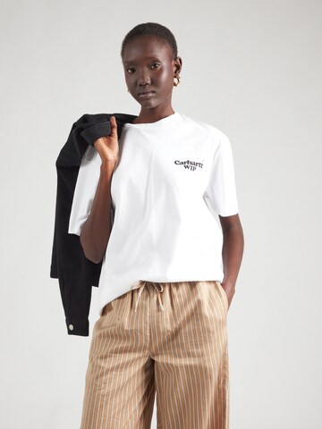 T-shirt 'Button' Carhartt WIP en blanc