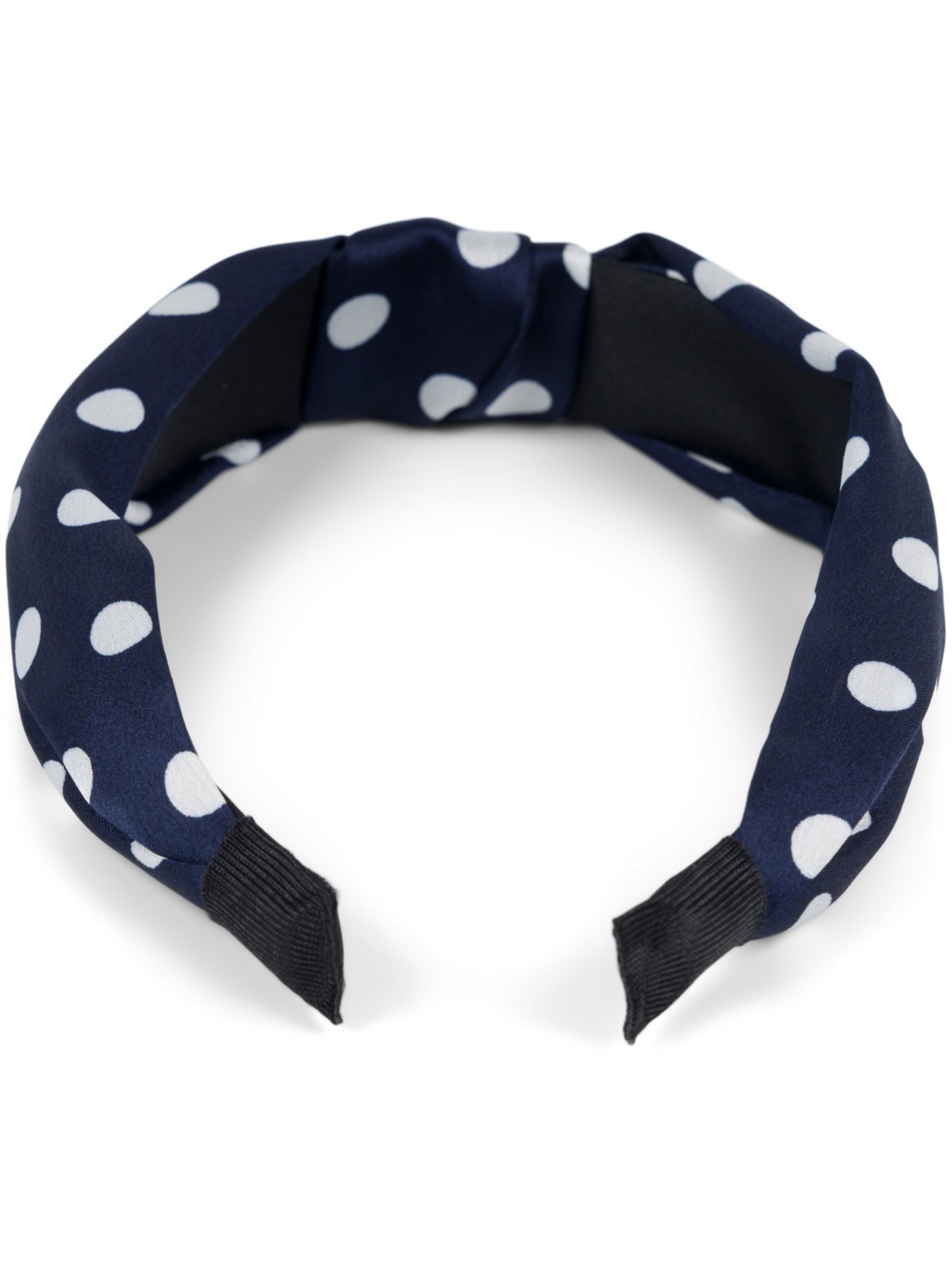 styleBREAKER Haarschmuck 'Haarreif gepunktet mit Knoten Rockabilly'‌‌‌‌‌ in Blau