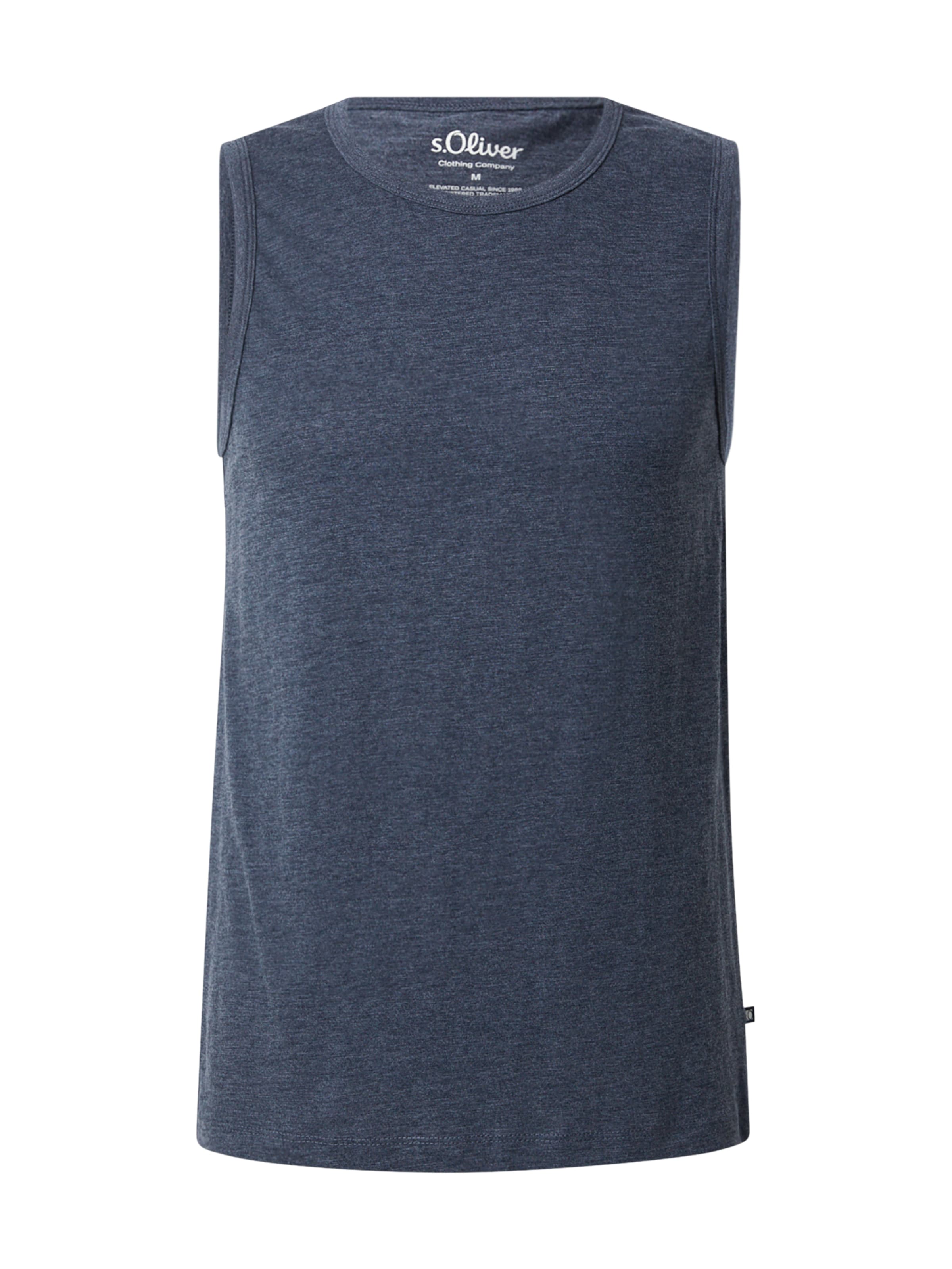 s.Oliver Shirt in Blauw: voorkant