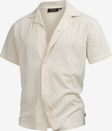 INDICODE JEANS Hemd in Beige: Vorderseite