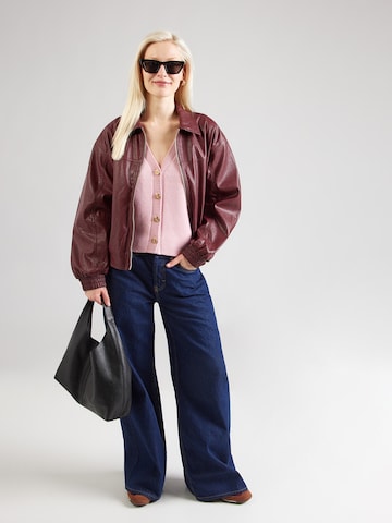 Cardigan Abercrombie & Fitch en rose