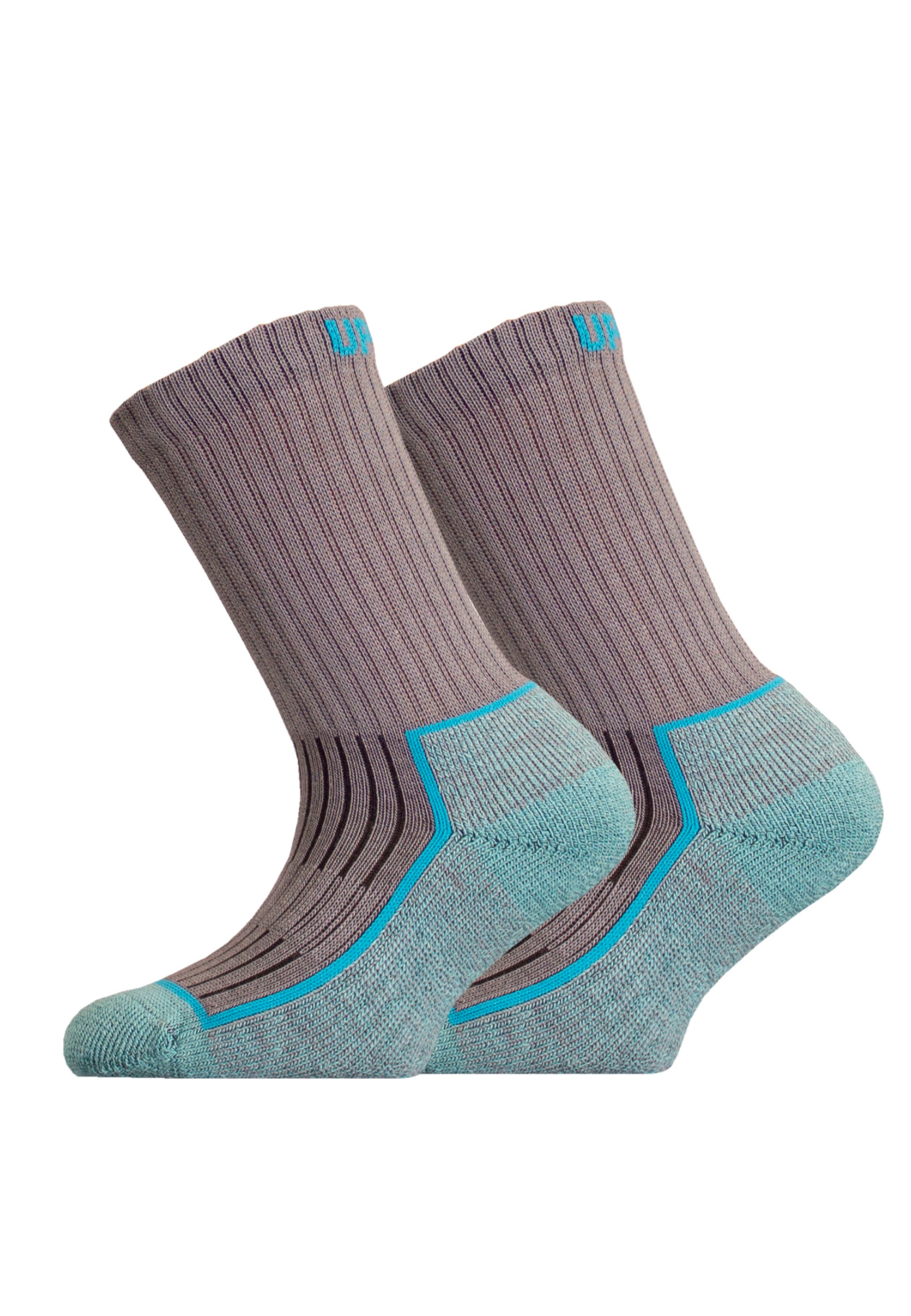UphillSport Athletic Socks 'SAANA JR' in Grey: front