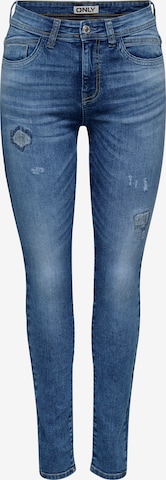 ONLY Slimfit Farkut 'ONLRush' värissä sininen: etupuoli