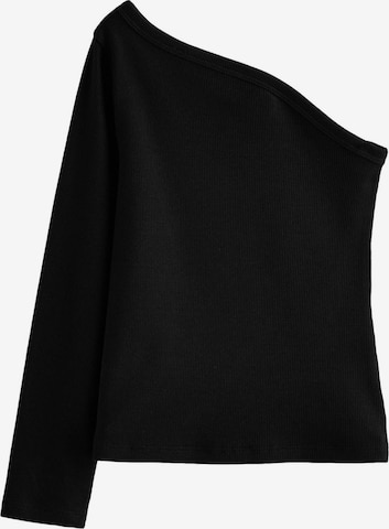 Next Shirt in Black: front