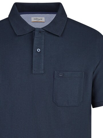 redmond Shirt 'Basic'‌‌‌‌‌‌‌‌ in Blau