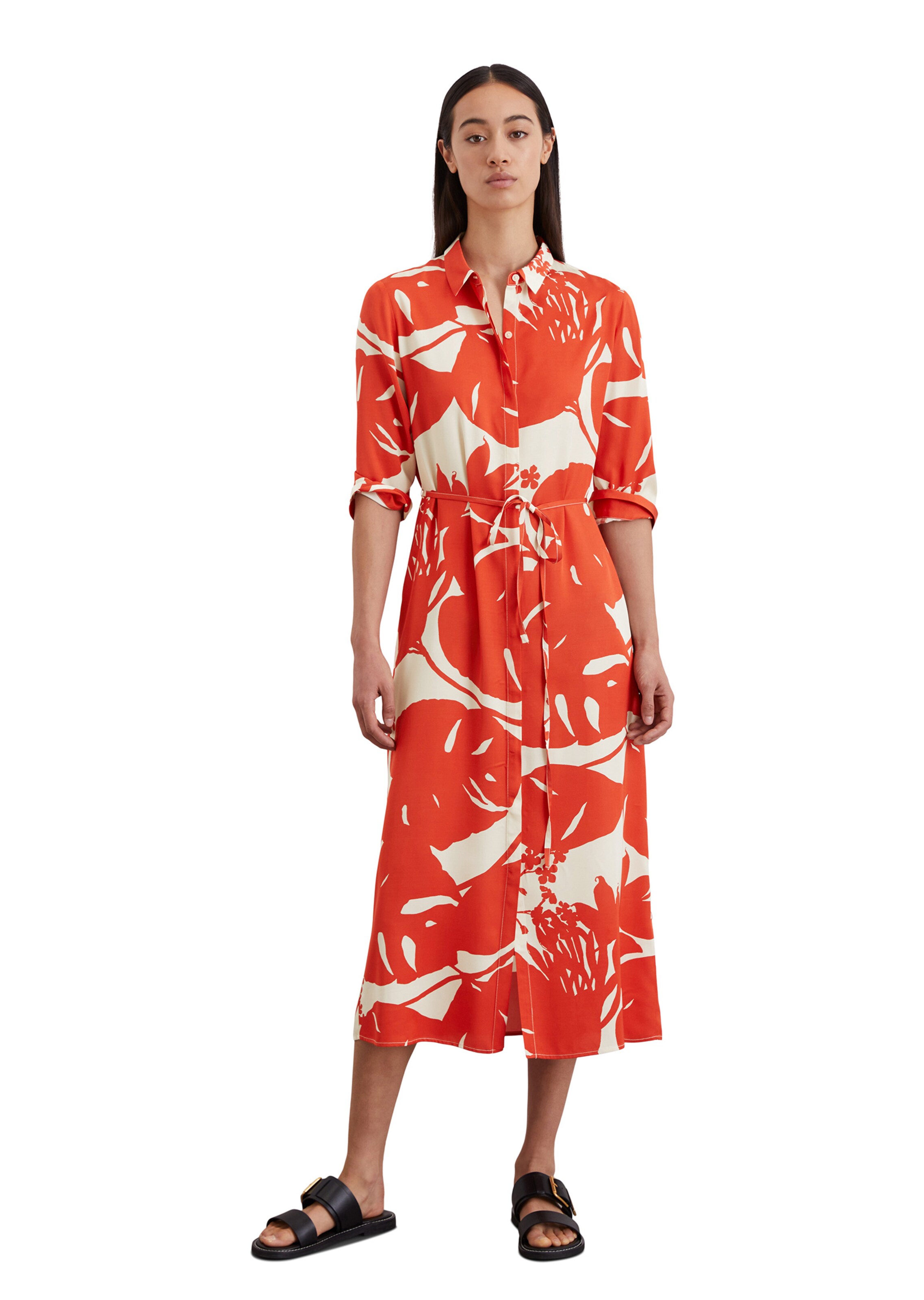 Marc O'Polo Kleid in Orange: Vorderseite